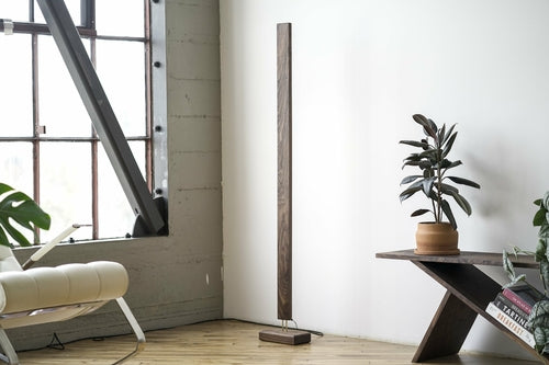 LED Color Changing Hardwood Floor Lamp