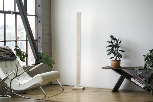 LED Color Changing Hardwood Floor Lamp