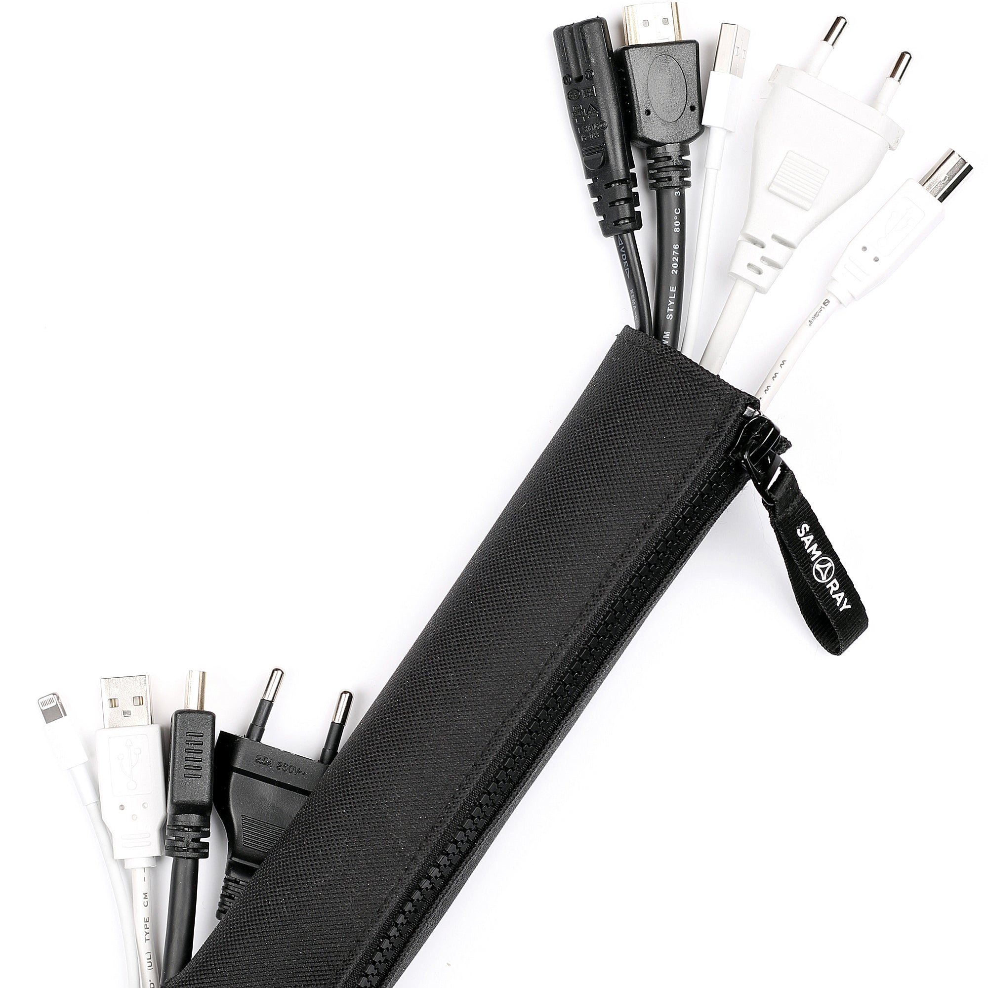 Cable Organizer Sleeve for Desk & Electronics