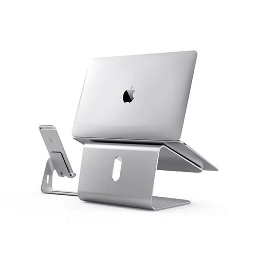 2-in-1 Laptop & Phone Stand – Aluminum