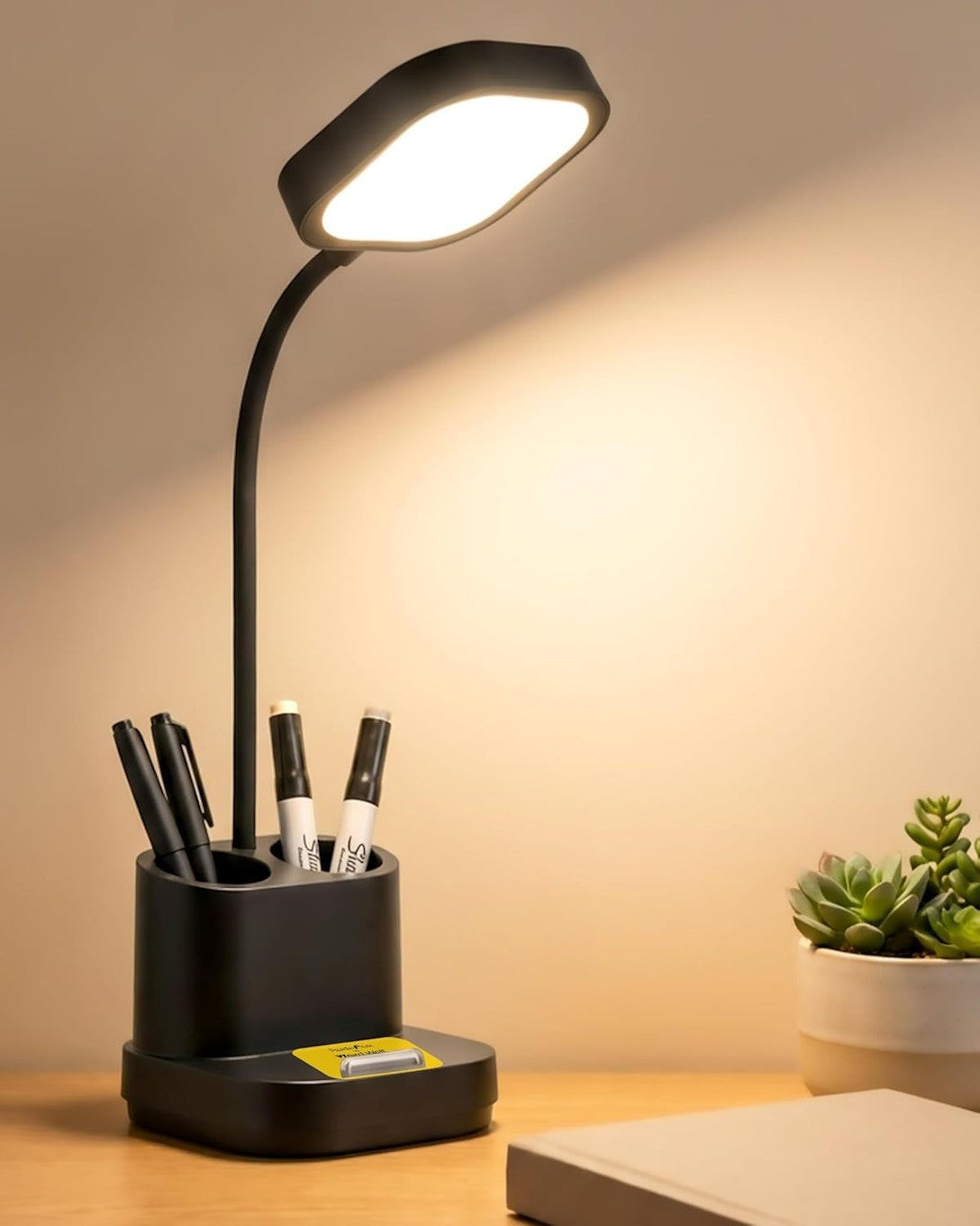 Rechargeable LED Desk Lamp with Pen Holder