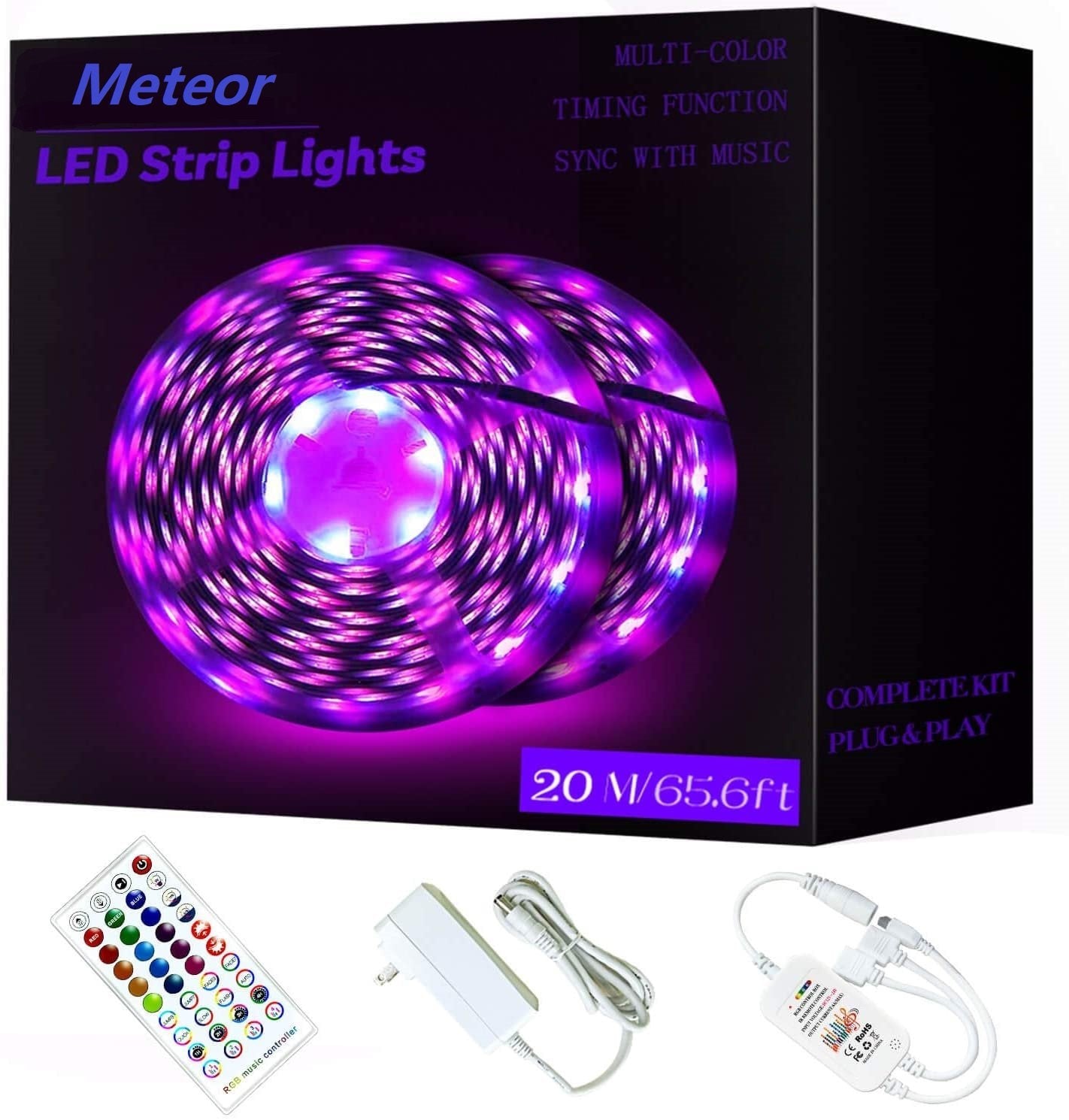20m RGB LED Strip Lights – Ultra-Long Color-Changing