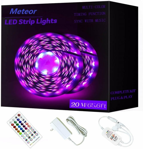 20m RGB LED Strip Lights – Ultra-Long Color-Changing