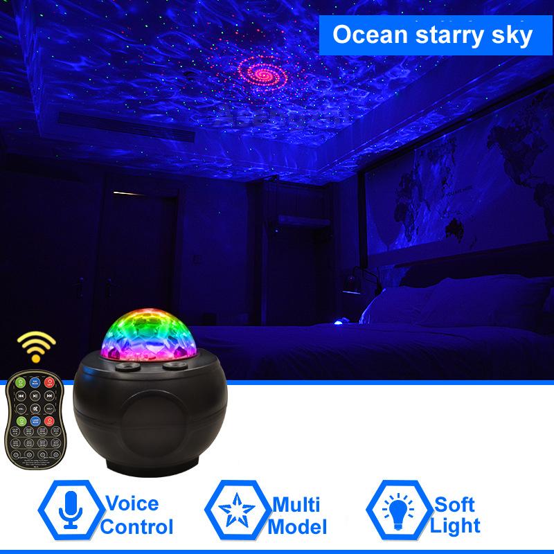 Starry Sky Projector Light with Bluetooth Speaker & TF Card